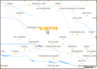 map of Gludsted