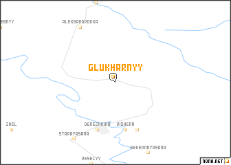 map of Glukharnyy