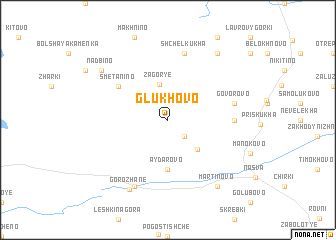 map of Glukhovo