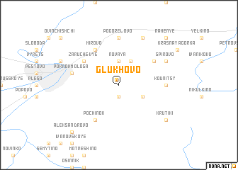 map of Glukhovo