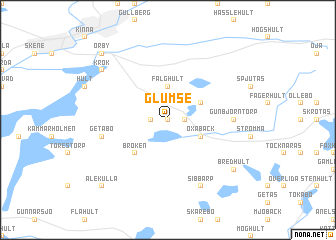 map of Glumse
