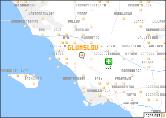 map of Glumslöv