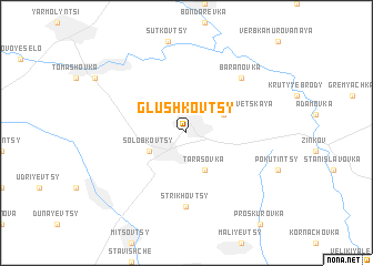 map of Glushkovtsy