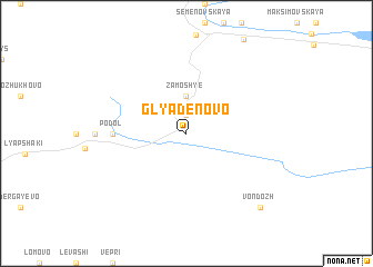 map of Glyadenovo