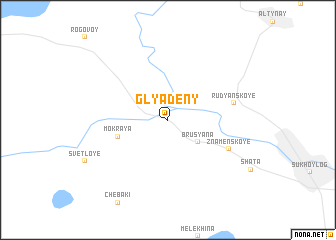 map of Glyadeny