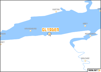 map of Glyaden\