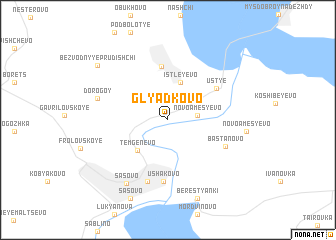 map of Glyadkovo