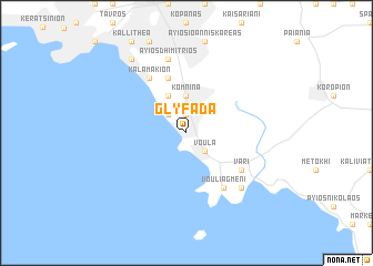 map of Glyfáda