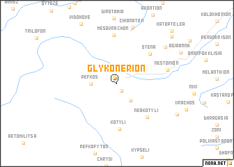 map of Glykonérion