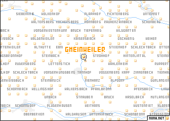 map of Gmeinweiler
