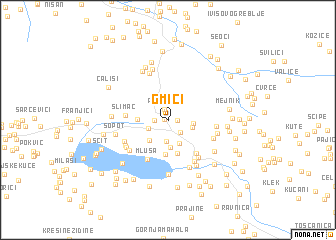 map of Gmići