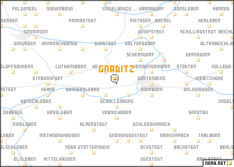 map of Gnäditz