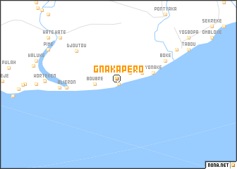 map of Gnakapéro