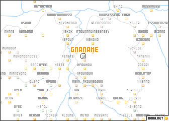 map of Gnanamé