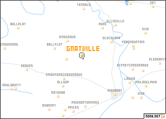 map of Gnatville