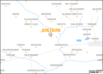 map of Gnezdino