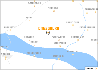 map of Gnezdovka