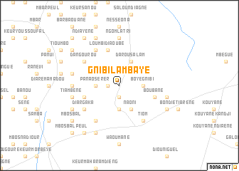 map of Gnibi Lambaye