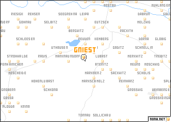 map of Gniest