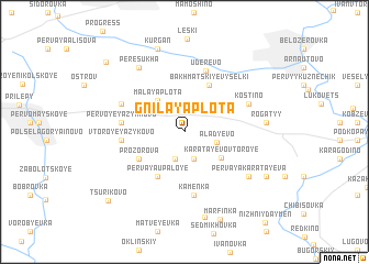 map of Gnilaya Plota