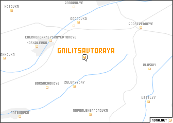 map of Gnilitsa Vtoraya