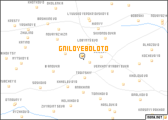 map of Gniloye Boloto