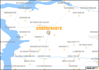 map of Gnorovskoye