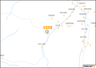 map of Goab