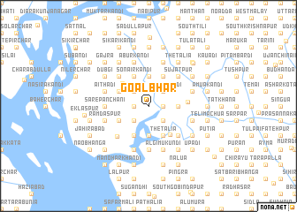 map of Goālbhar