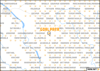 map of Goālpāra