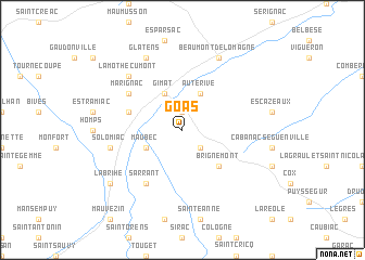 map of Goas