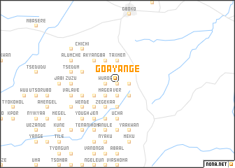 map of Goayange