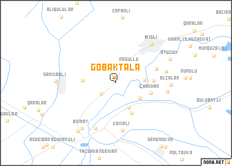 map of Göbǝktala