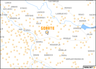 map of Gobate