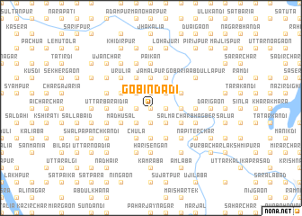 map of Gobindadi