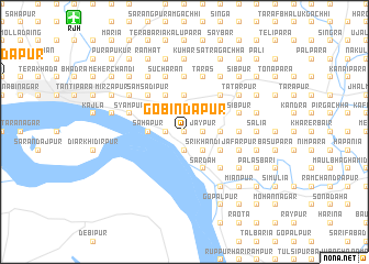 map of Gobindapur