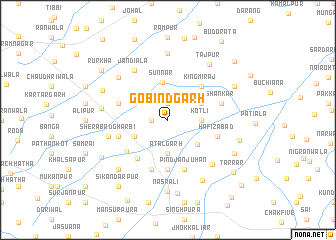 map of Gobindgarh