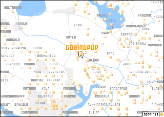 map of Gobindpur