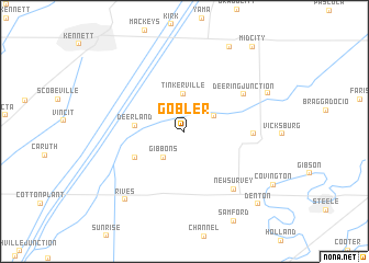 map of Gobler