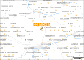 map of Göbrichen