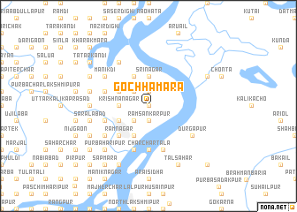 map of Gochhāmāra