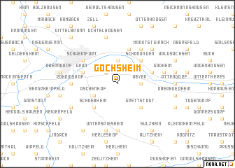 map of Gochsheim