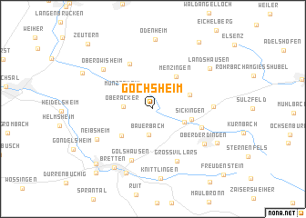 map of Gochsheim