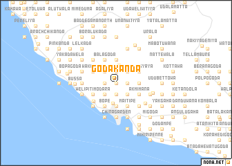 map of Godakanda