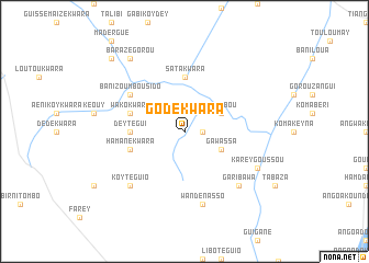 map of Godé Kwara