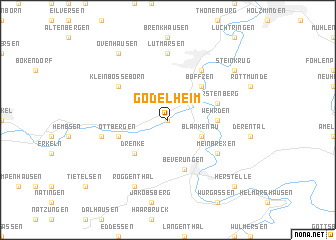 map of Godelheim