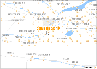 map of Gödersdorf