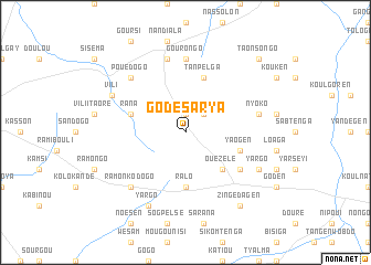 map of Godé Sarya