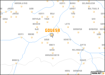 map of Godēsa