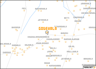 map of Godēwāla